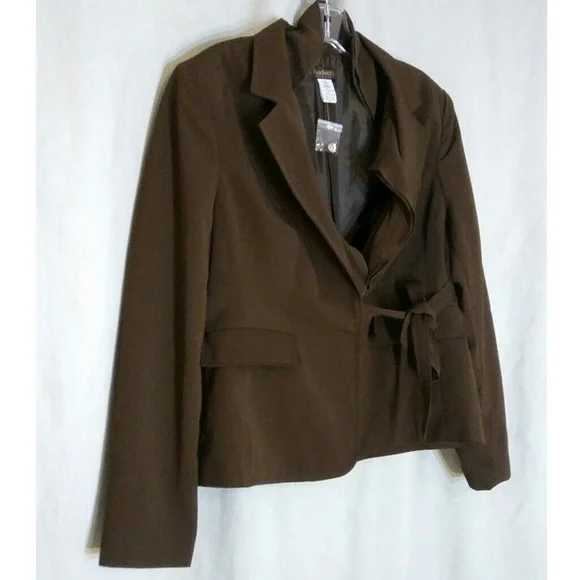 NOWT Chadwick's Brown Fully Lined Blazer Sz 14 - Picture 2 of 8
